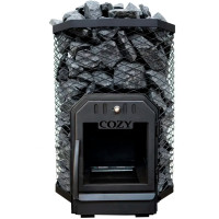 Купить Дровяная печка COZY 18 для бани и сауны Украина Киев. Подарки, аксессуары, веники для бани и сауны