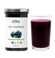 Купити Ягідний морс для лазні. Паста LiQberry Чорниця, 0,545 л Україна Київ. Подарунки, аксесуари, віники для лазні та сауни