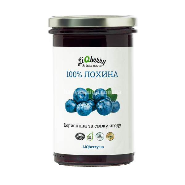 Ягодный морс для бани. Паста LiQberry Голубика, 0,545 л