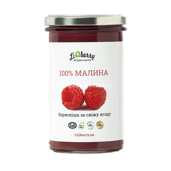 Ягодный морс для бани. Паста LiQberry Малина, 0,545 л