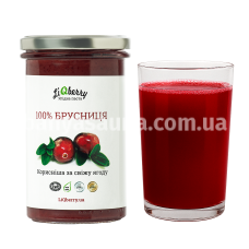 Купить Ягодный морс для бани. Паста LiQberry Брусника, 0,545 л Украина Киев. Подарки, аксессуары, веники для бани и сауны