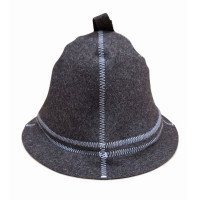 Купить Шапка для бани из войлока "Чумацкая", коричневая Украина Киев. Подарки, аксессуары, веники для бани и сауны