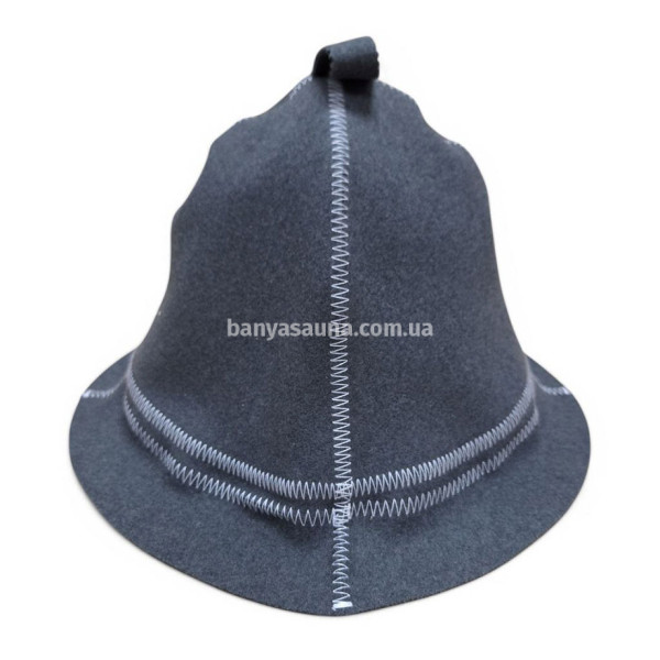 Шапка для бани из войлока "Чумацкая", серая